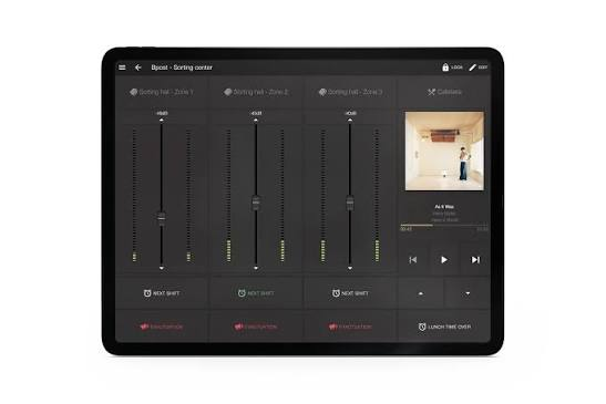 AUDAC Touch 2 App zur Systemsteuerung